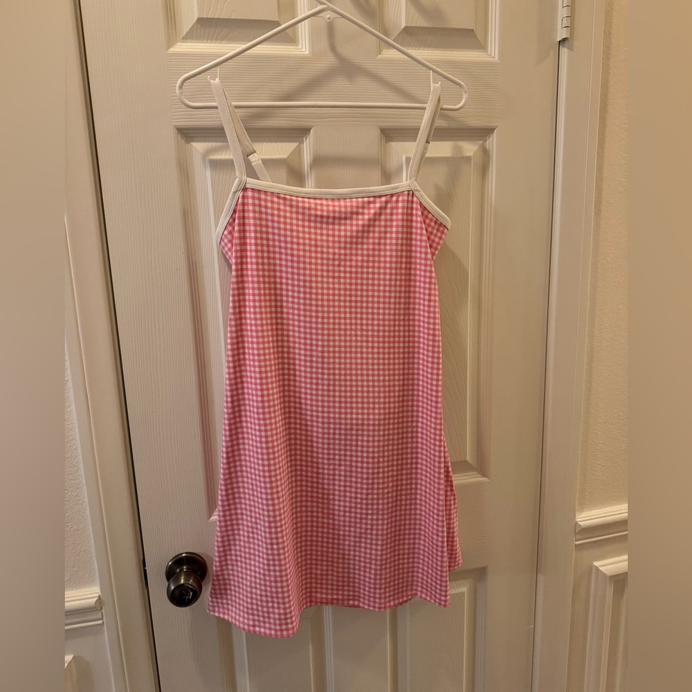 Wild Fable Pink and White Gingham Dress